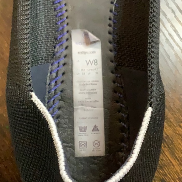 Rothy's Black Women's Shoes - Size 8W, Gently Used, Has new extra insoles! - Picture 2 of 7
